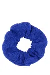 Hunza G Textured Fabric Hair Scrunchie