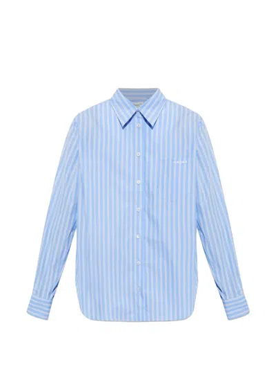 Hunza G Essential Striped Shirt In Blue