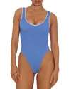Hunza G Faye One-piece In Cornflower