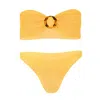 Hunza G Flora Bikini Sage In Yellow