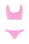 Hunza G Xandra Bikini Set In Bubblegum