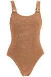 Hunza G Domino One Piece Swimsuit In Beige