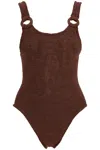 Hunza G Domino One-piece Swimsuit In Black