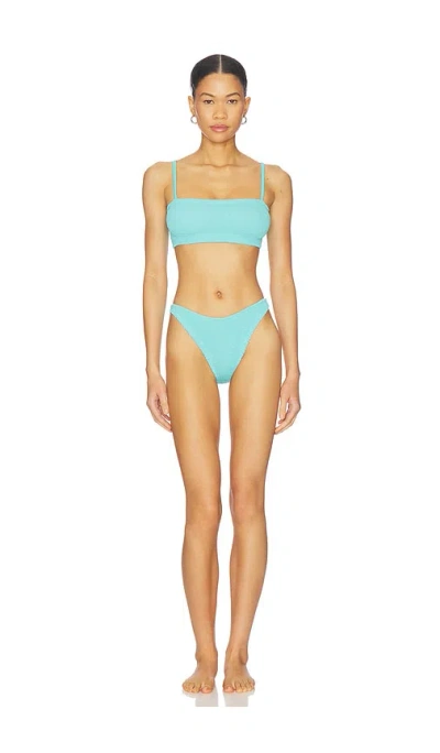 Hunza G Gigi Bikini Set In Blue