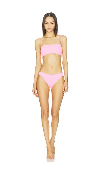 Hunza G Gigi Bikini Set In Pink
