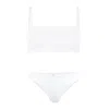 Hunza G Gigi Bikini White In White