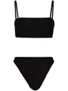 Hunza G Gigi Lurex Bikini In Black