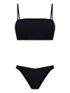 Hunza G Gigi Crinkle Underband Bikini In Black