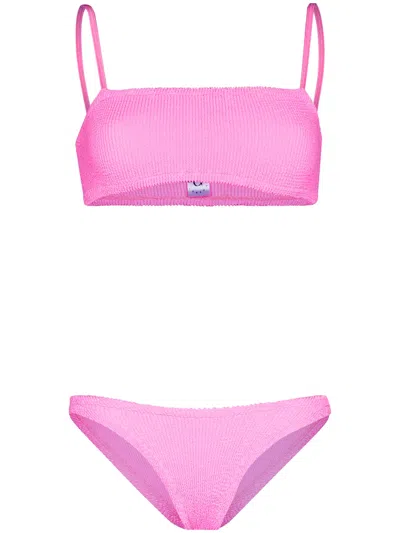 Hunza G Gigi Bikini Set In Bubblegum