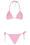 Hunza G Gina Triangle Bikini Set In Pink