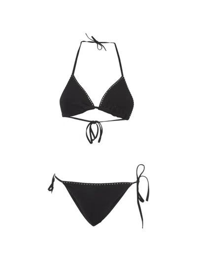 Pre-owned Hunza G Gina Bikini In Black