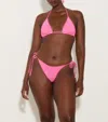 Hunza G Gina Triangle Bikini Set In Pink In Bubblegum
