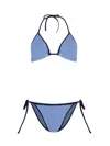 Hunza G Gina Bikini With Sporty Contrast Trim In Blue