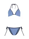 Hunza G Gina Bikini With Sporty Contrast Trim In Blue