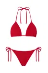 Hunza G Gina Bikini Red In Red