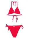 Hunza G Gina Bikini Set In Red