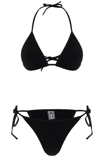 Hunza G Gina Bikini Set In Black (black)