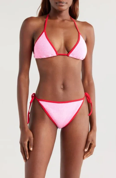 Hunza G Gina Contrast Two-piece Swimsuit