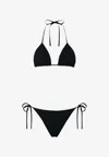 Hunza G Gina Triangle Bikini Set In Black