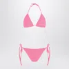 Hunza G Gina Triangle Bikini Set In Pink