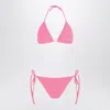 Hunza G Gina Triangle Bikini Set In Pink