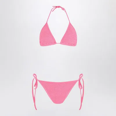 HUNZA G HUNZA G GINA TRIANGLE BIKINI SET IN