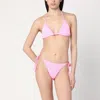 Hunza G Gina Triangle Bikini Set In Pink