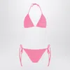Hunza G Gina Triangle Bikini Set In Pink