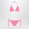 Hunza G Gina Triangle Bikini Set In Pink