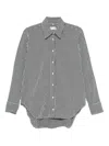 Hunza G Gingham-check Shirt In Black