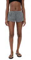 Hunza G Gingham Shorts Black
