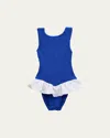 Hunza G Girl's Denise Crinkle One-piece Swimsuit
