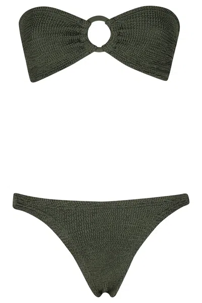 Hunza G Gloria Bikini - Metallic Khaki