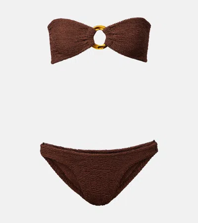 Hunza G Gloria Bikini In Brown