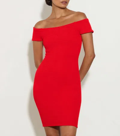 Hunza G Grace Dress In Red