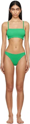 Hunza G Green Gigi Bikini In Emerald
