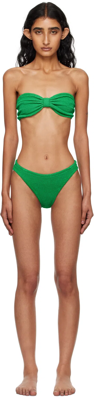 Hunza G Green Jean Bikini