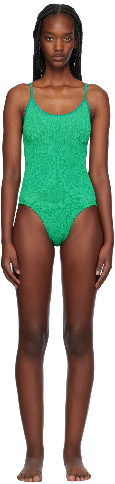 Hunza G Green Pamela Swimsuit