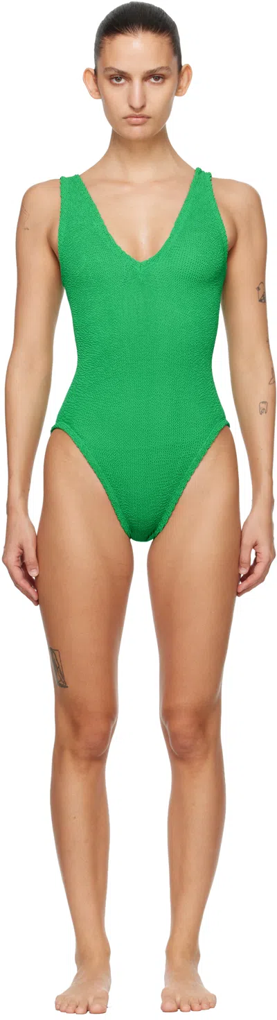 Hunza G Green Sadie Swimsuit