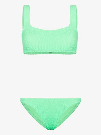 HUNZA G XANDRA BIKINI MIT KNITTEROPTIK