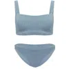 Hunza G Helena Nile Bikini Metallic Airforce Blue In Blue