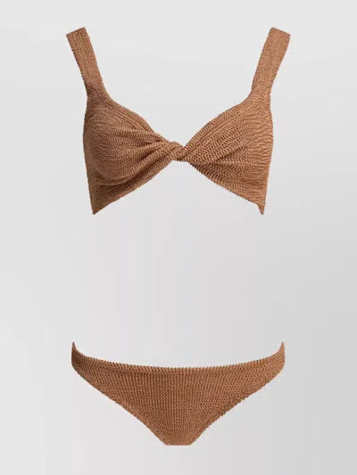 Hunza G High-cut Leg Scoop Back Swimwear