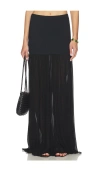 Hunza G Hybrid Skirt In Black