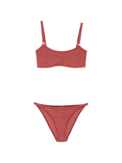 Hunza G Iris Ring-detail Bikini In Red