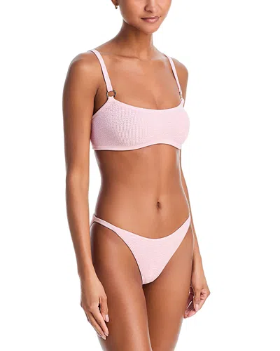 Hunza G Iris Two Piece Bikini In Pink