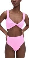 Hunza G Jamie Bikini Set Bubblegum