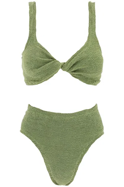 Hunza G . Jamie Bikini Set In Green