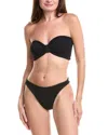 Hunza G Jean 2pc Bikini Set In Black