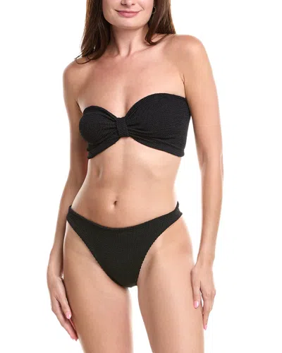 Hunza G Jean 2pc Bikini Set In Black
