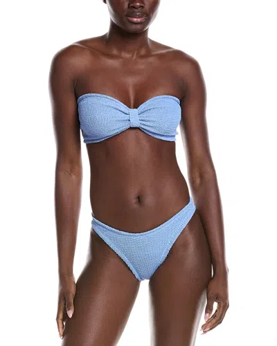 Hunza G Jean 2pc Bikini Set In Blue